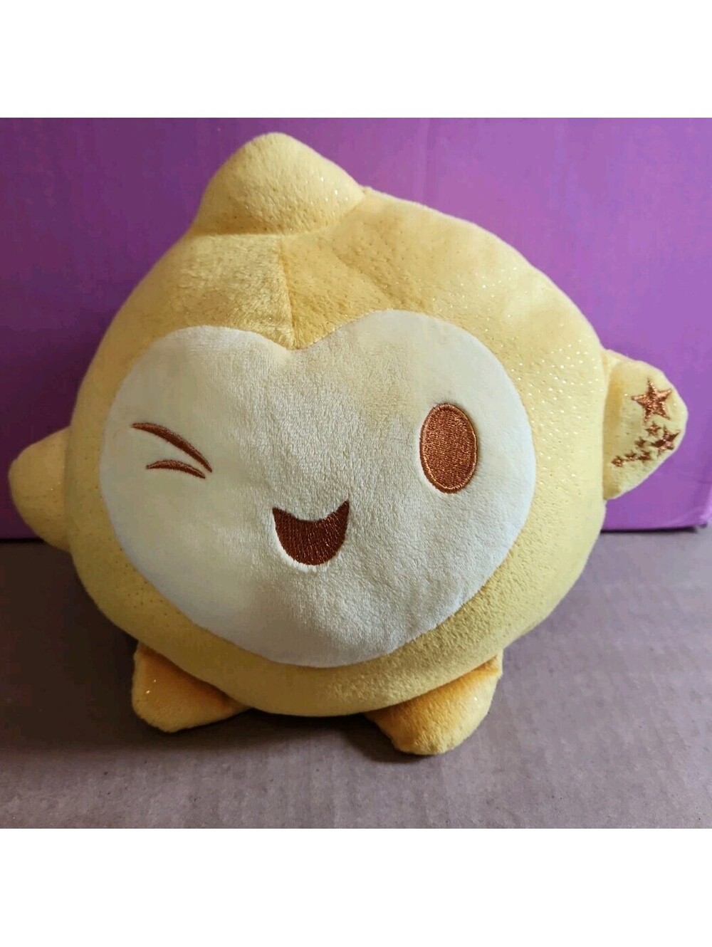 Disney Wish Movie Estrella Yellow Gold Star Plush 7” Stuffed Animal, Lights Up